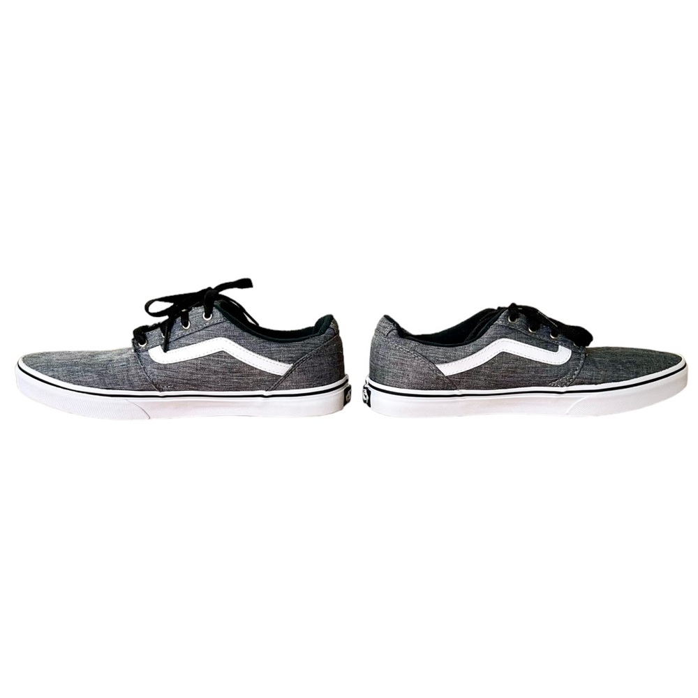 Vans Old Skool Gray With Black And White Youth Skate Shoes Size 7.0 Youth